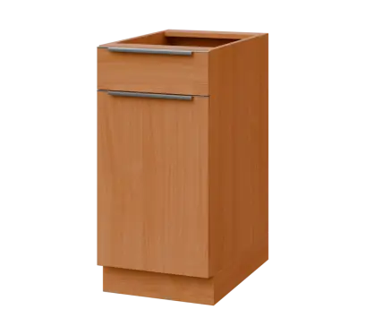 SIS - 4DZ spodní skříňka, 1-dveřová, 1-zásuvková, levá, 870x400x600, buk royal